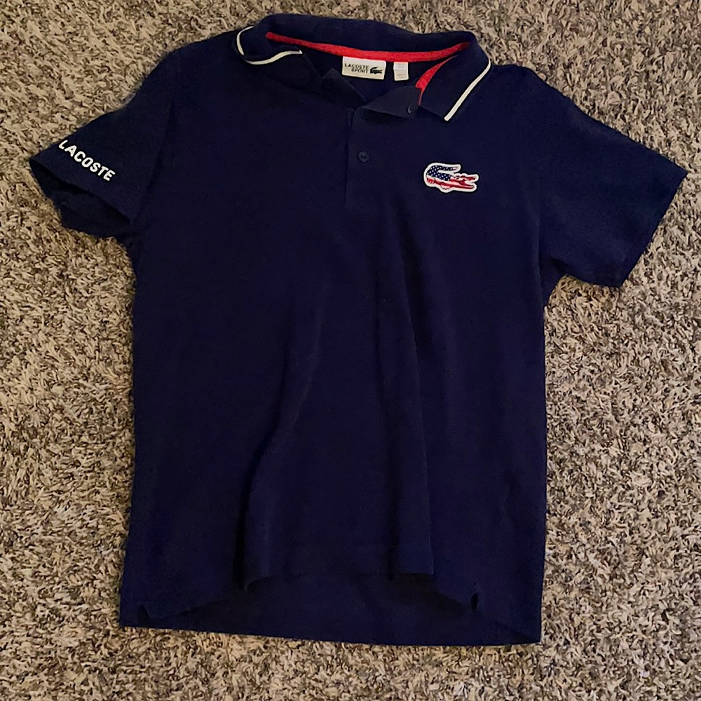 Lacroste Collared-Shirt, Men’s-Small